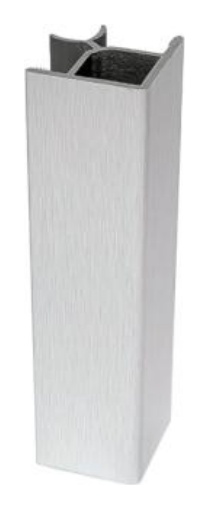 Corner bracket for baseboard black sm 4.72" (120mm) | CORNER-EZ12PN
