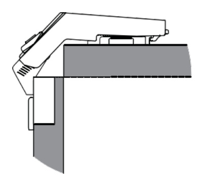 1/2" mounting face frame american short arm | HG-408A - Image 2